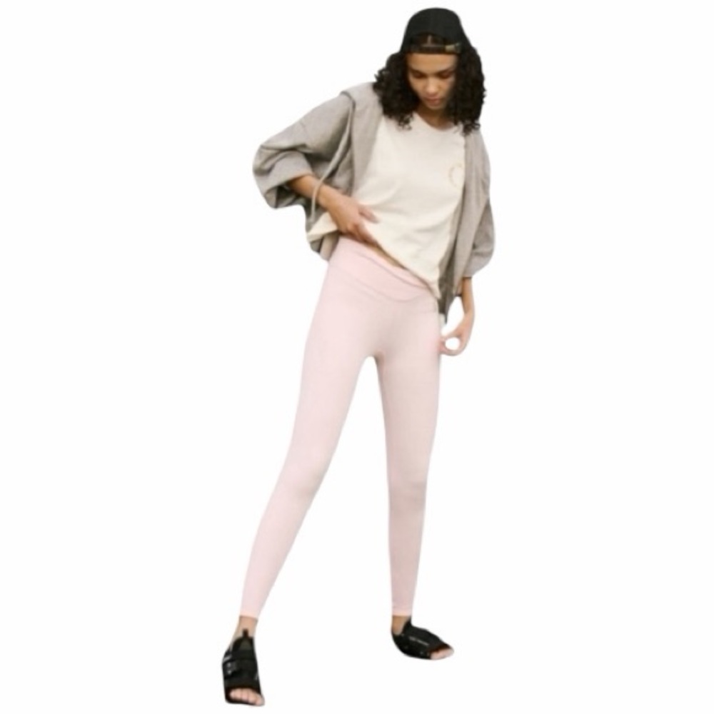 Free People Movement All Clear Leggings In Heirloom Pink Size XS/S NWT